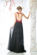 Lace Bodice Chiffon Sheath Dress - StepByStepNow