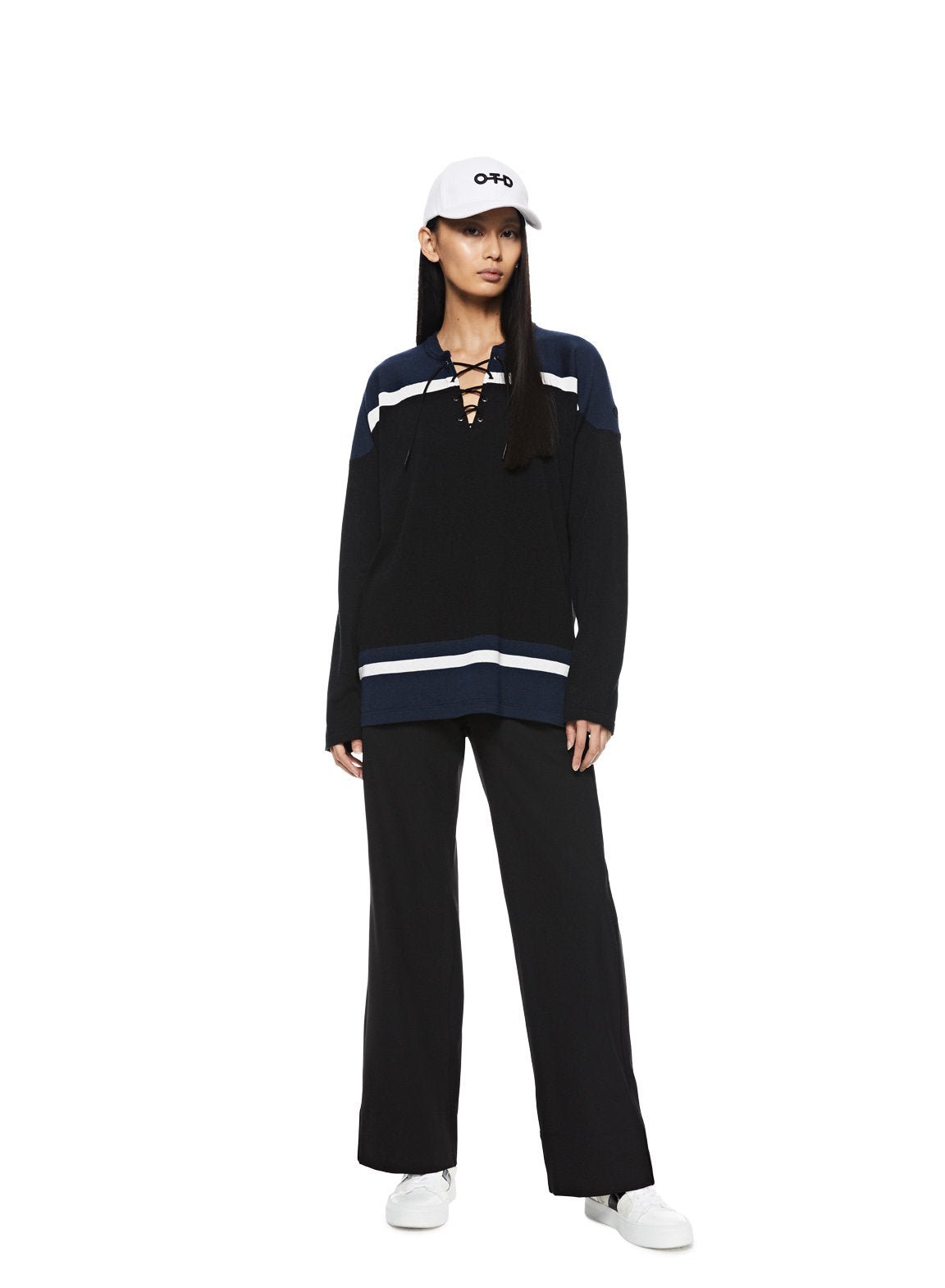 Lace - up Hockey Sweater - StepByStep