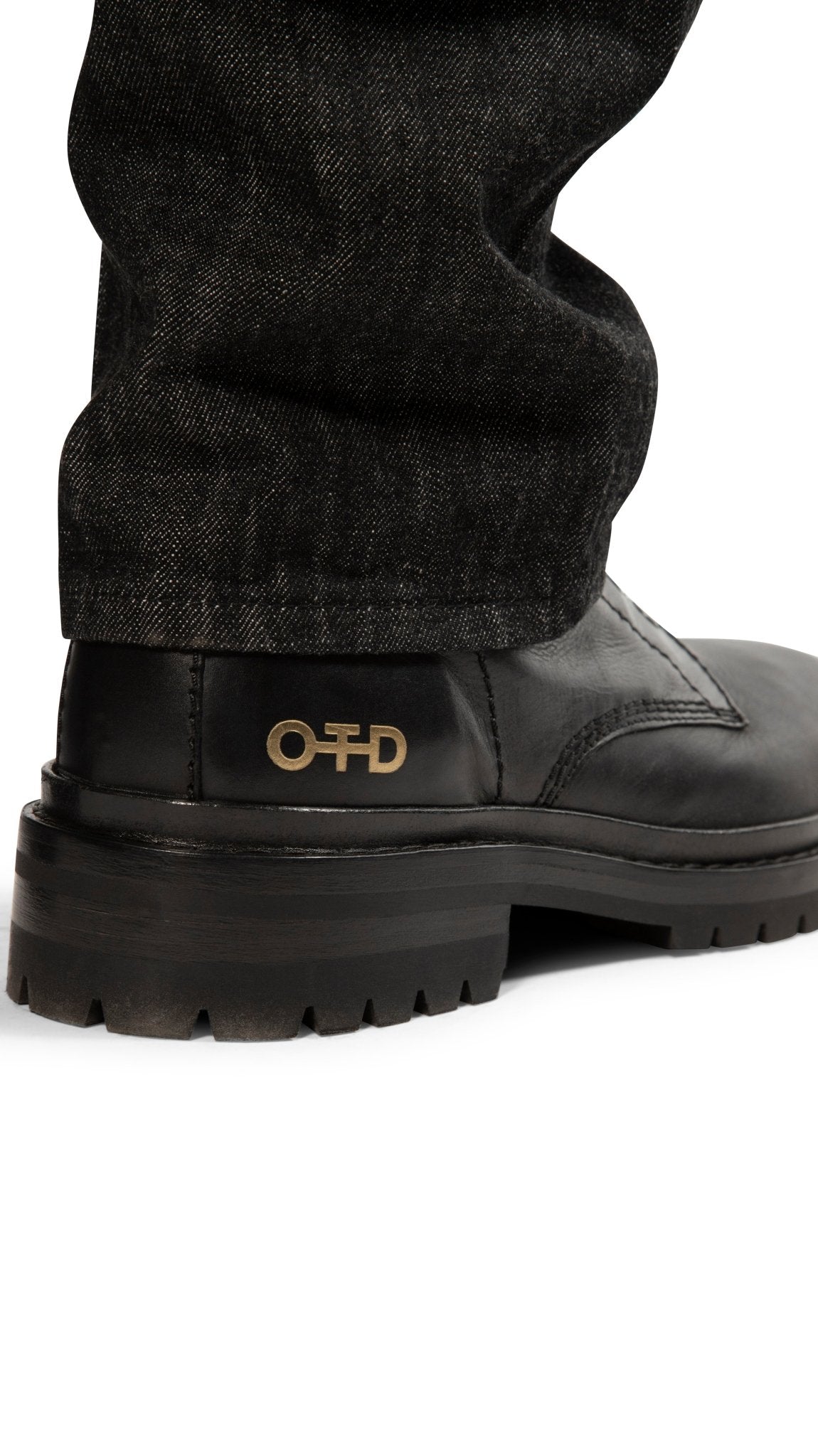 Laceless Leather Combat Boots - StepByStep