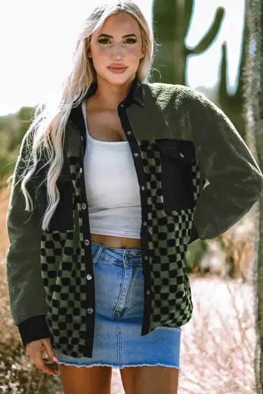 Lattice Leisure Fleece Jacket - StepByStep