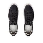 LB Black Apple Leather Sneakers for Women - StepByStep