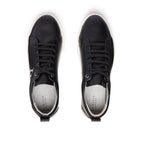 LB Black Apple Leather Sneakers Men - StepByStep