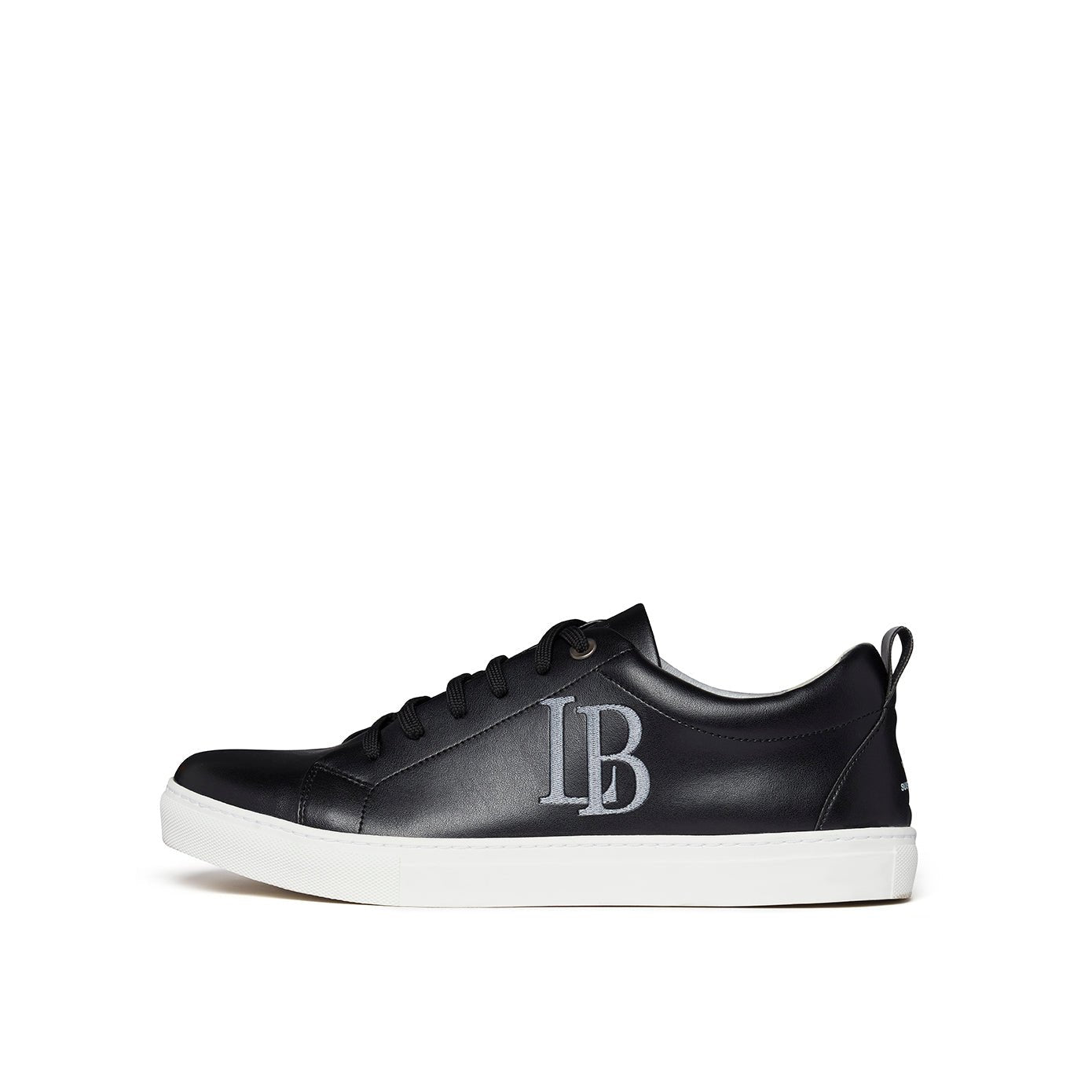 LB Black Apple Leather Sneakers Men - StepByStep