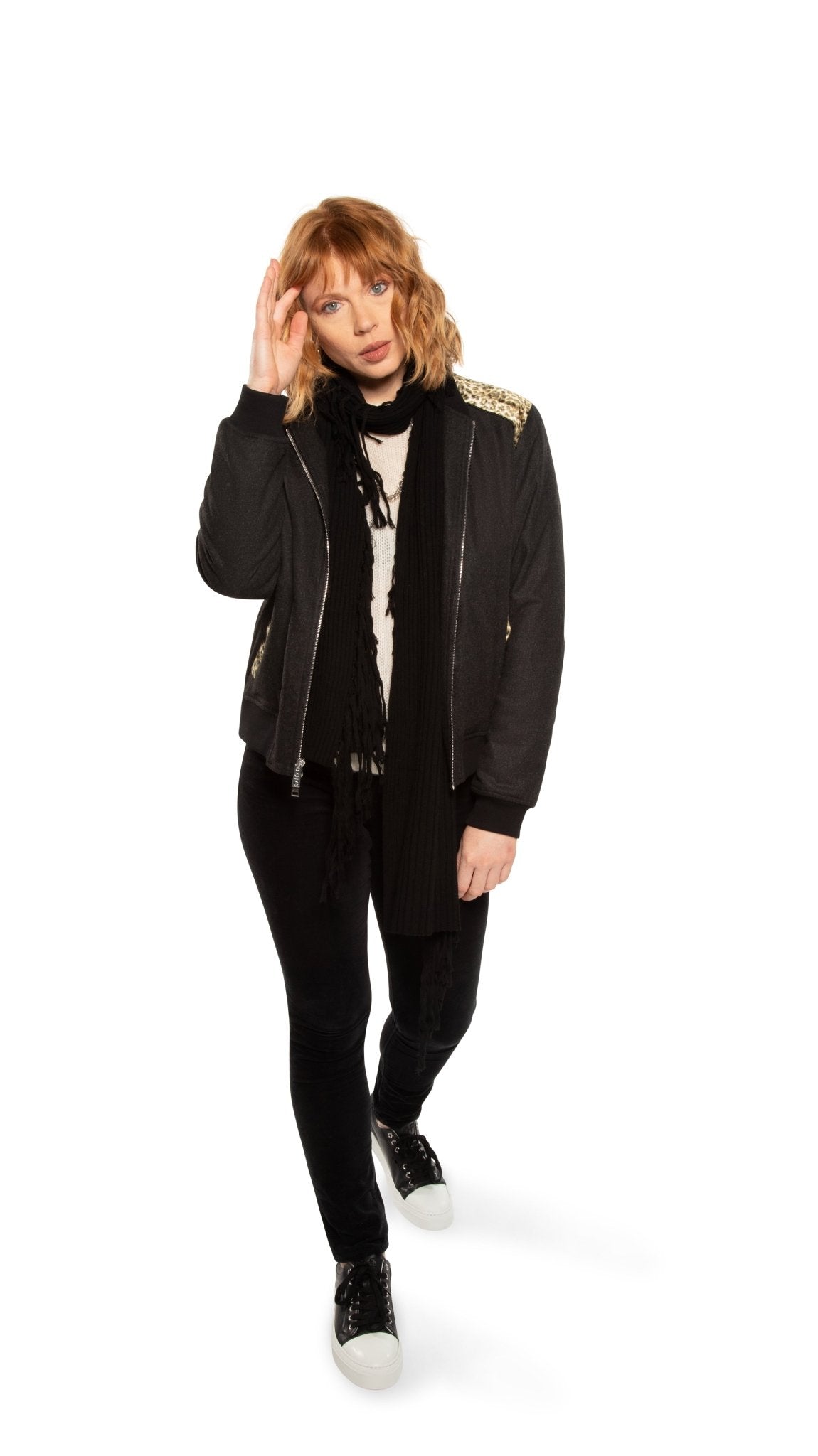 Leather Low - Top Sneaker (Black) - StepByStep