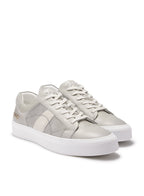 Leather Low - Top Sneaker (Grey) - StepByStep