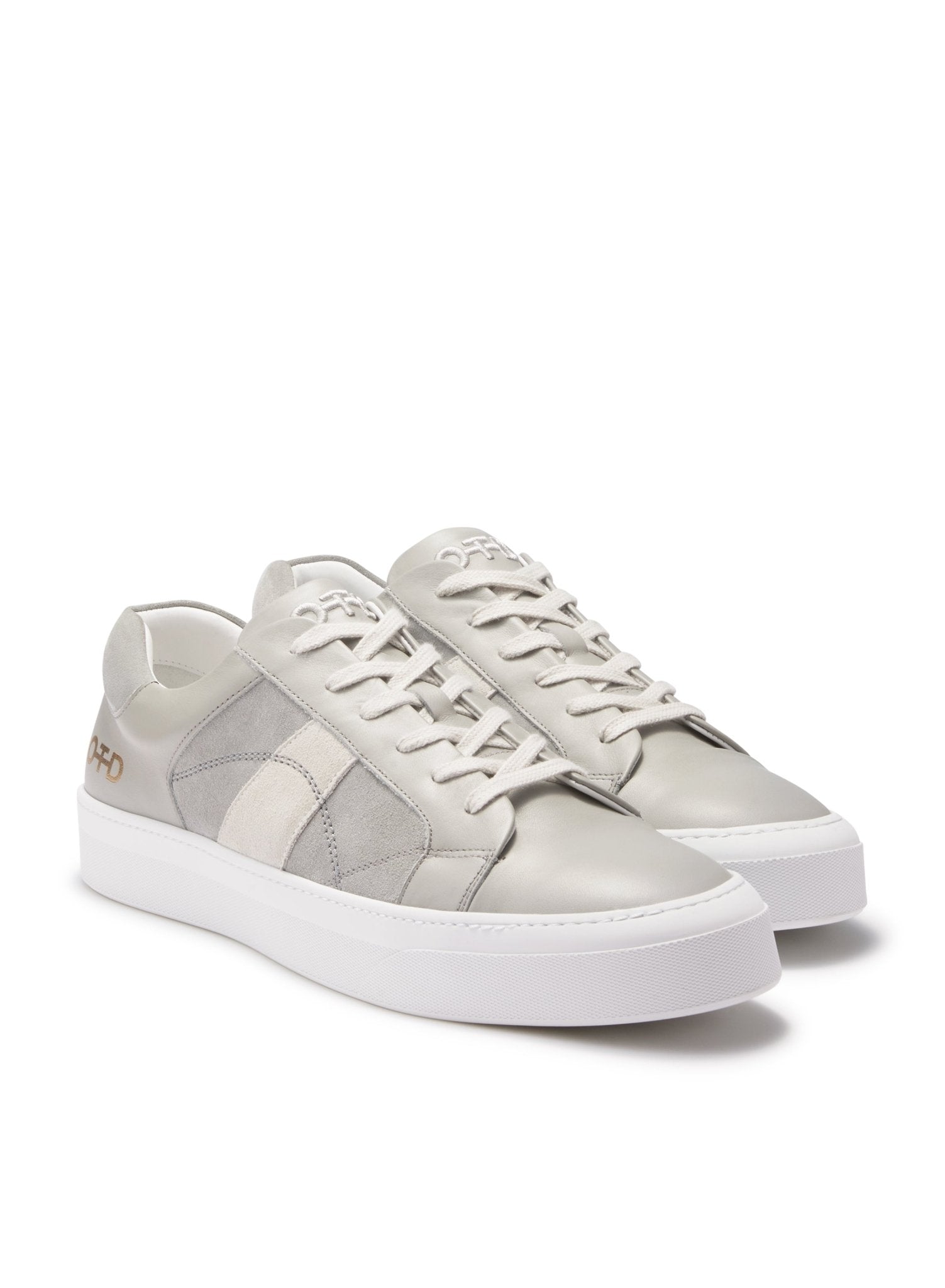 Leather Low - Top Sneaker (Grey) - StepByStep