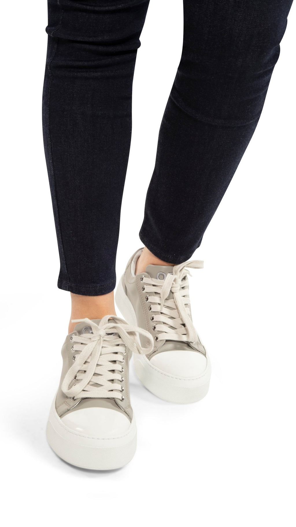 Leather Low - Top Sneaker (Light Grey) - StepByStep