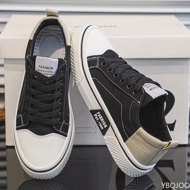 Lightweight breathable Men Shoes New Canvas Shoes Comfortable Plus Size Wear Resistant Fashionable Men Casual Sneakers - StepByStepNow