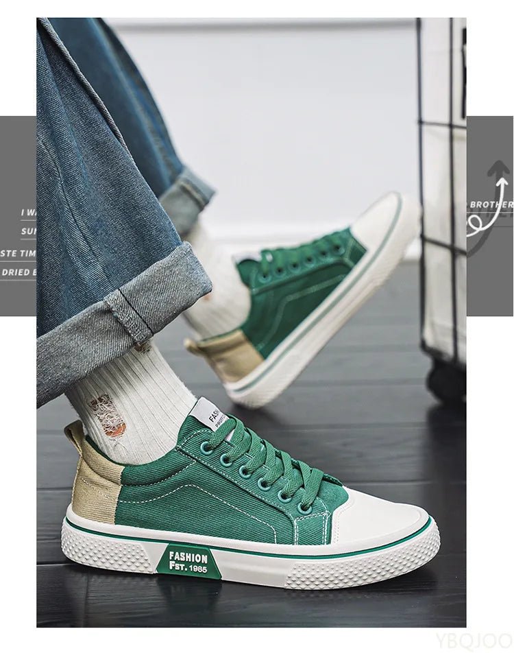 Lightweight breathable Men Shoes New Canvas Shoes Comfortable Plus Size Wear Resistant Fashionable Men Casual Sneakers - StepByStepNow