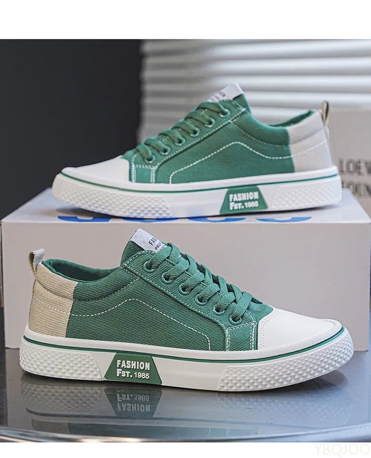 Lightweight breathable Men Shoes New Canvas Shoes Comfortable Plus Size Wear Resistant Fashionable Men Casual Sneakers - StepByStepNow