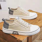 Lightweight breathable Men Shoes New Canvas Shoes Comfortable Plus Size Wear Resistant Fashionable Men Casual Sneakers - StepByStepNow