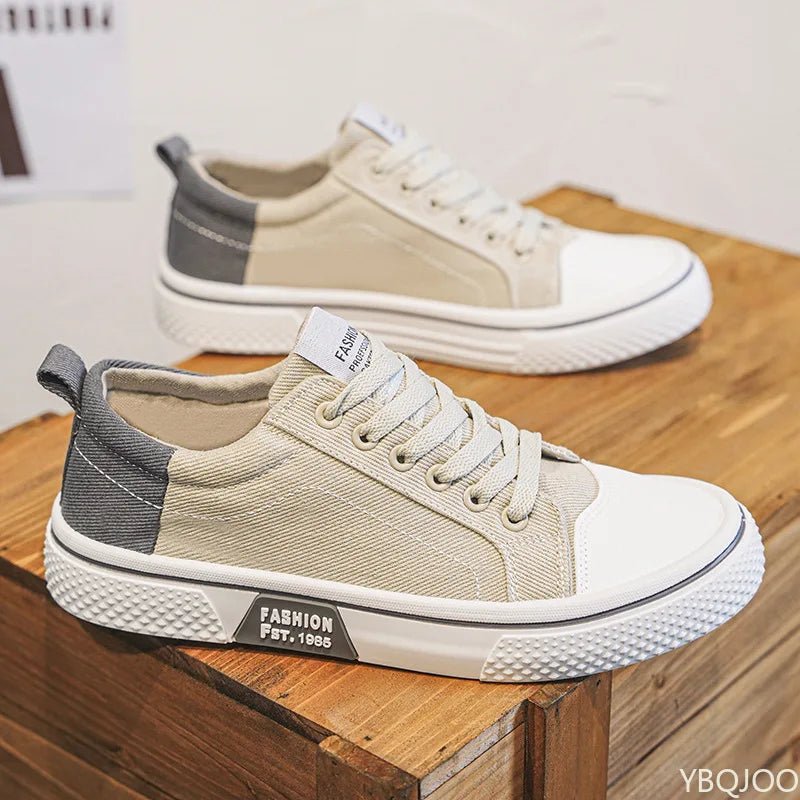 Lightweight breathable Men Shoes New Canvas Shoes Comfortable Plus Size Wear Resistant Fashionable Men Casual Sneakers - StepByStepNow