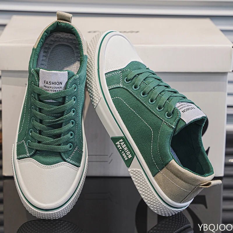 Lightweight breathable Men Shoes New Canvas Shoes Comfortable Plus Size Wear Resistant Fashionable Men Casual Sneakers - StepByStepNow