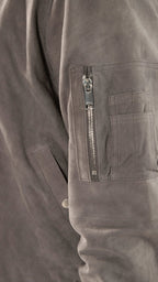 Lightweight Suede Flight Jacket - StepByStep