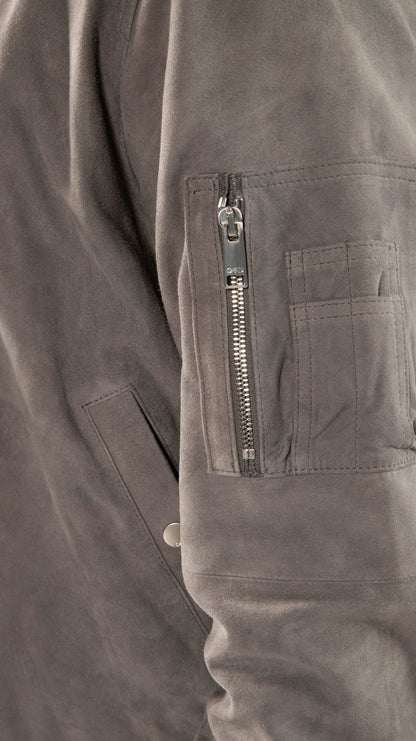 Lightweight Suede Flight Jacket - StepByStep