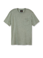 Linen - Blend Pocket Tee (Chalkboard Green) - StepByStep