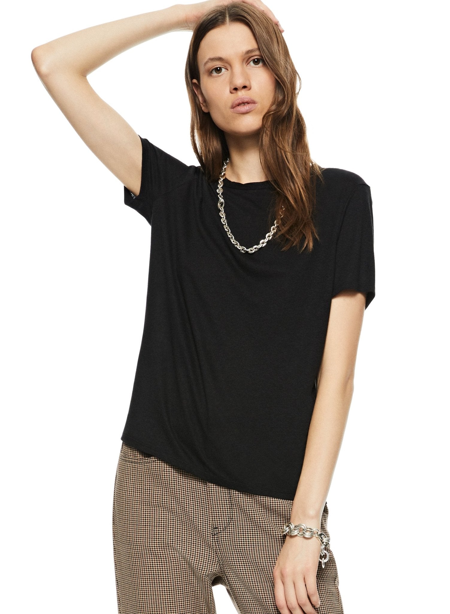 Linen - Blend Tee (Black) - StepByStep