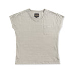 Linen Stripe Pocket Tee (Blue Slate) - StepByStep