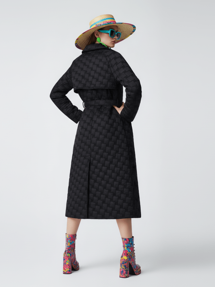 Long Quilted Puffer Coat FIFTH AVENUE BYMANYC ® New York - StepByStep