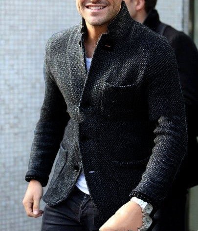 Long Sleeve Thick Cardigan Slim Fit Warm Stand Collar Casual Bottoming Shirt - StepByStepNow