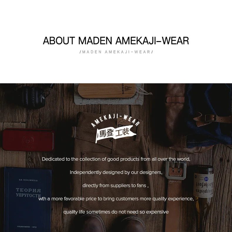 Maden Abito da lavoro Retro girocollo addensato maglione autunnale e invernale Amekaji abbigliamento da uomo in maglia allentata - StepByStepNow