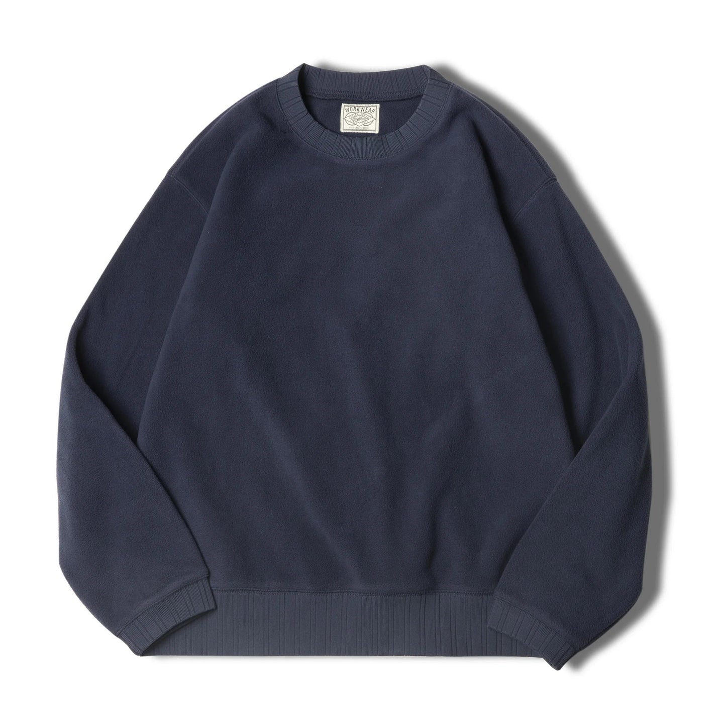 MADEN Felpa da uomo in pile polare Autunno Inverno Manica lunga Girocollo Pullover Camicia con fondo ispessito caldo Felpa nera - StepByStepNow