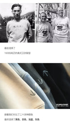 Maden felpa girocollo Vintage per uomo Pullover in cotone tinta unita felpa nera stile Basic maschile capispalla autunnale - StepByStepNow