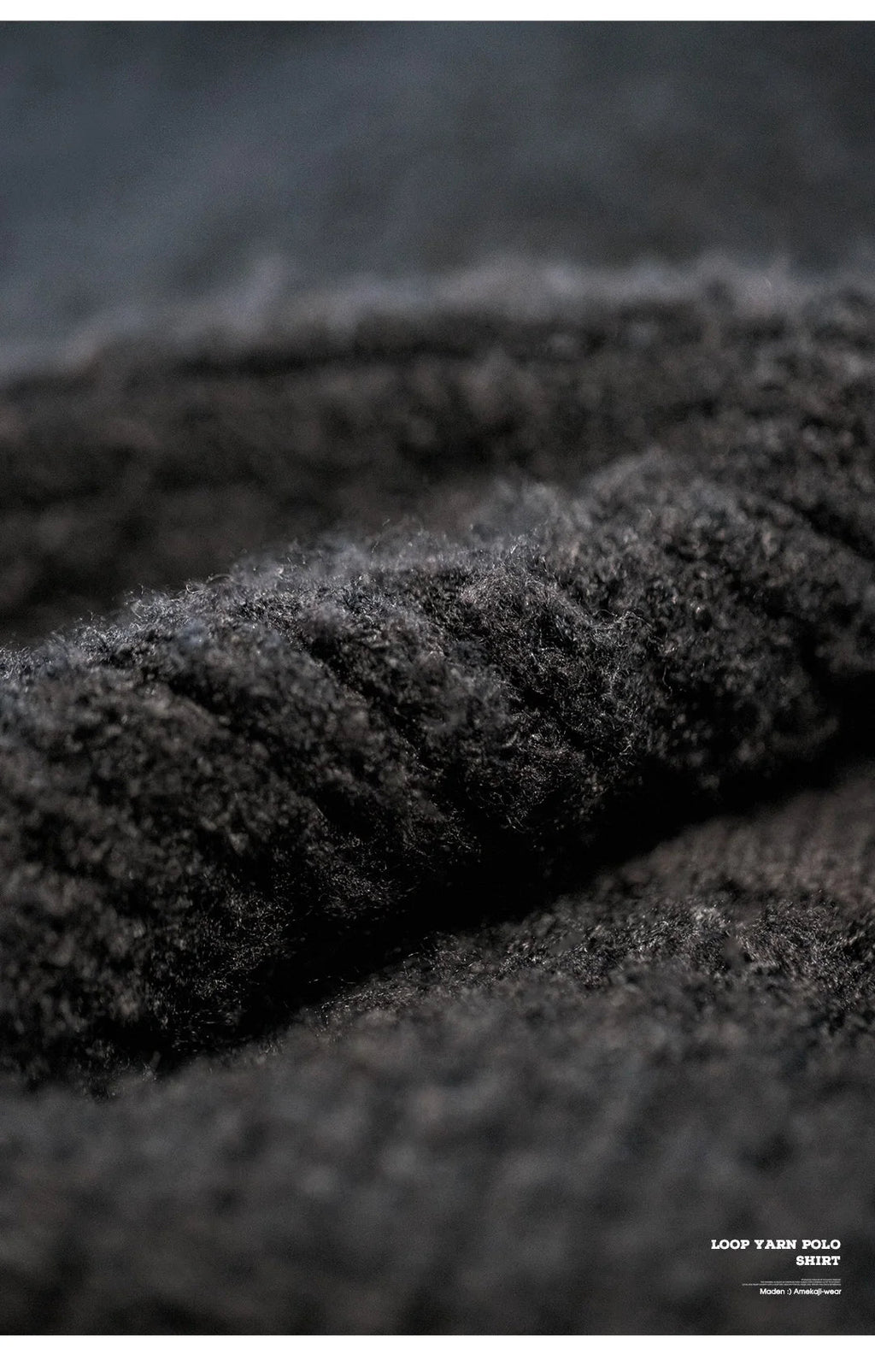 MADEN Maglione lavorato a maglia pesante da uomo 2024 Autunno Inverno Manica lunga Colletto rovesciato Polo in filato ad anello Maglieria pullover caldo - StepByStepNow