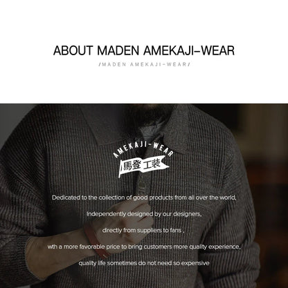 Maden Polo lavorata a maglia retrò maglione con risvolto color caffè allentato autunno inverno uomo zio Fu maglione maglieria casual - StepByStepNow