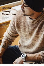 Maden uomo autunno inverno americano vintage maglione a righe sfumate pullover girocollo maglieria mista - StepByStepNow