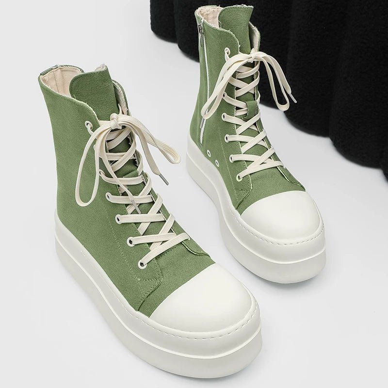 Maden Vintage Canvas Outdoor Boots - Retro Amekaji Style - StepByStepNow