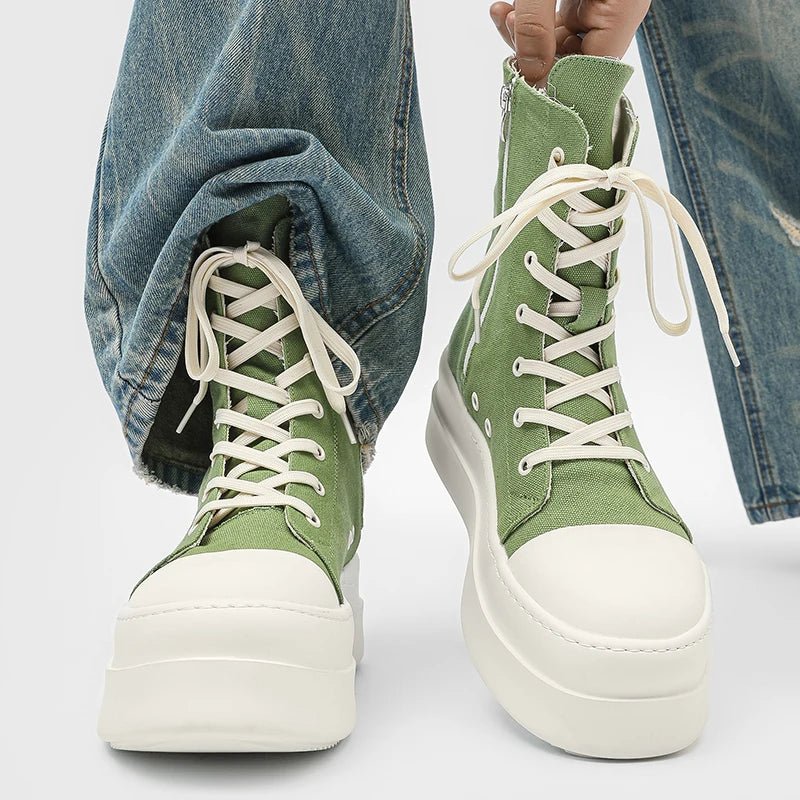 Maden Vintage Canvas Outdoor Boots - Retro Amekaji Style - StepByStepNow