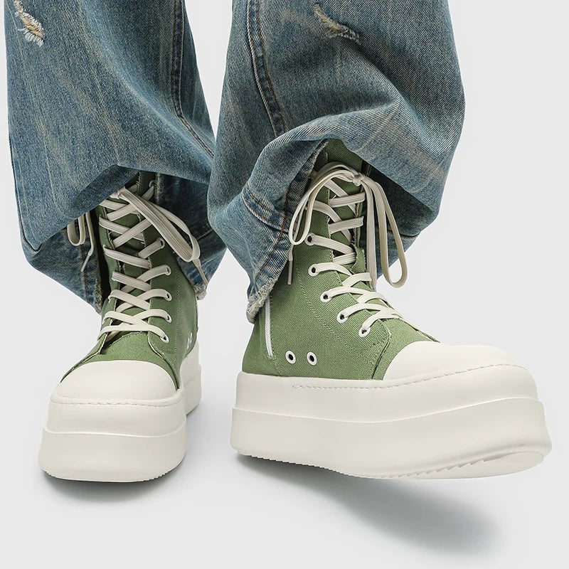 Maden Vintage Canvas Outdoor Boots - Retro Amekaji Style - StepByStepNow