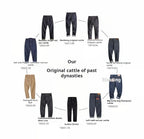 Maden Vintage Jeans da uomo in denim grezzo con cimosa da 15,6 once Pantaloni a gamba larga con cerniera YKK Jeans dritti per l'autunno e l'inverno - StepByStepNow