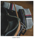 Maden Vintage Jeans in denim grezzo con cimosa da 14,5 once con cerniera YKK Jeans dritti con ricamo a mosca Pantaloni classici da uomo in tinta unita - StepByStepNow