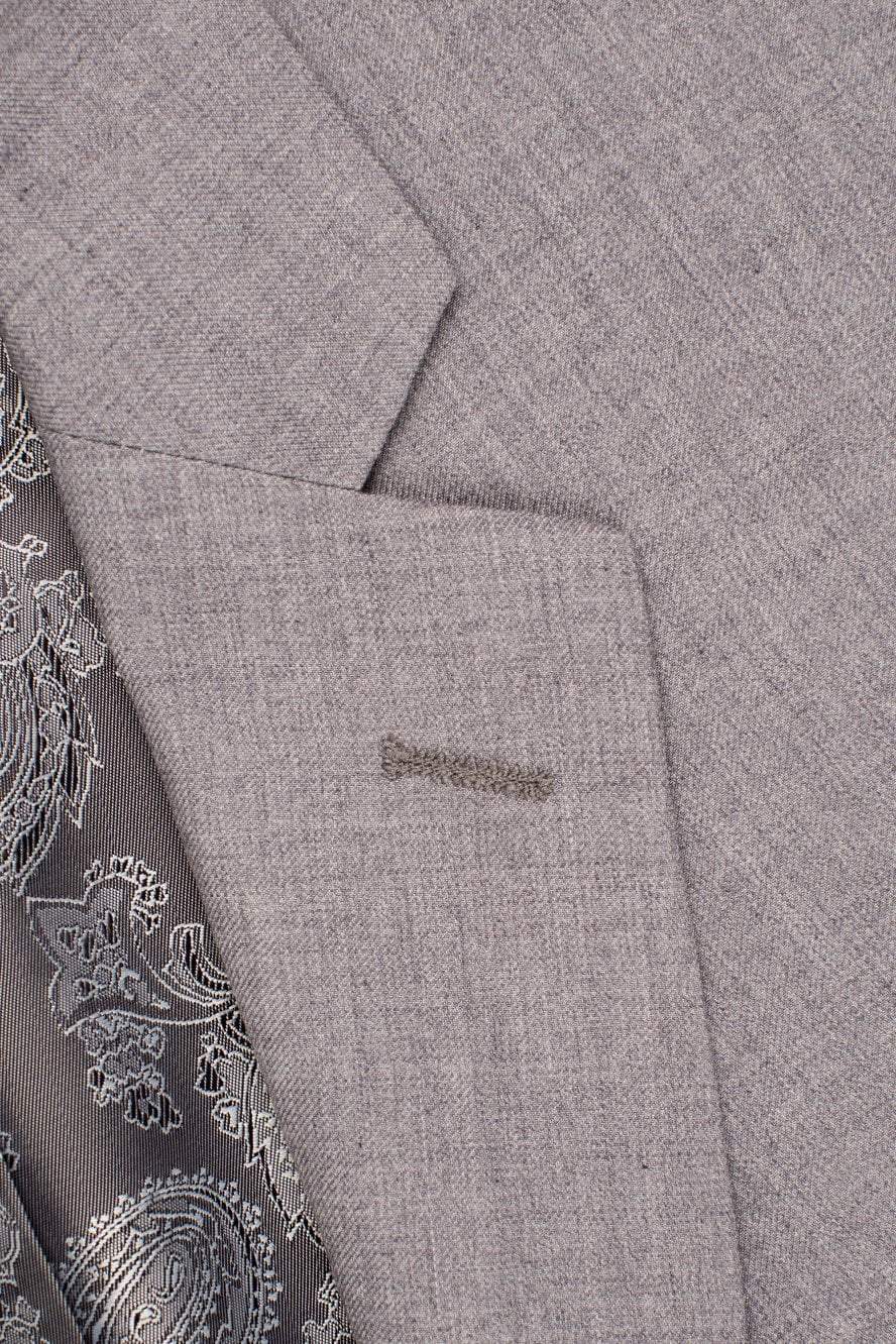 "Madison" Heather Grey Suit Jacket Notch (Separates) - StepByStepNow
