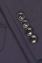 "Madison" Midnight Navy Suit Jacket Notch (Separates) - StepByStepNow