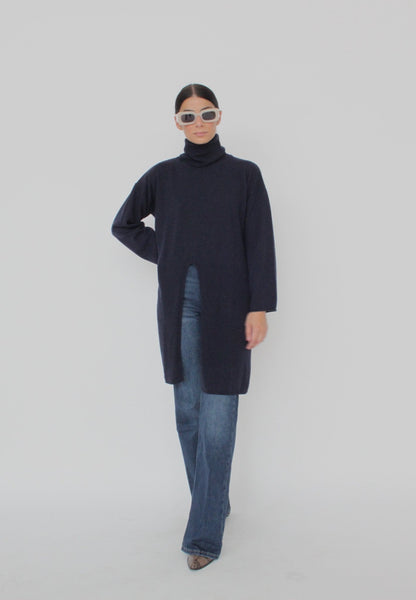 Maglia dolcevita con spacco frontale - Allison - StepByStep