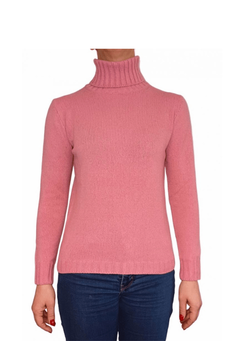 Maglia Donna Collo Alto Cashmere Rigenerato - StepByStep