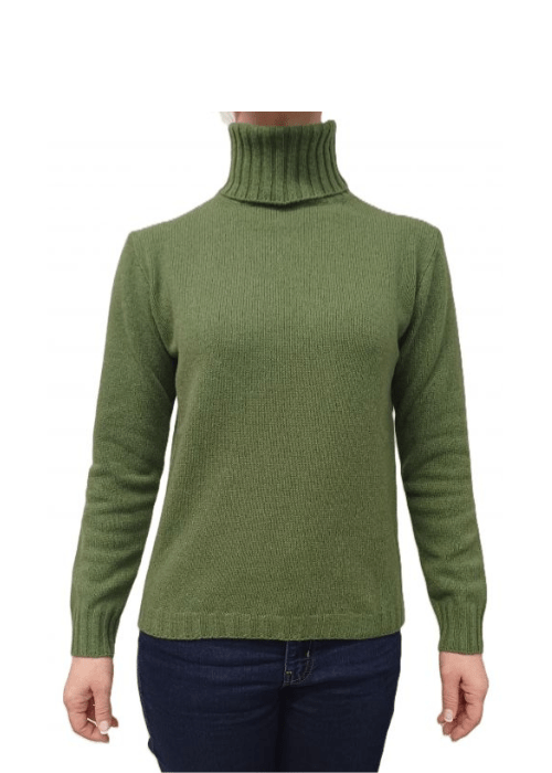 Maglia Donna Collo Alto Cashmere Rigenerato - StepByStep