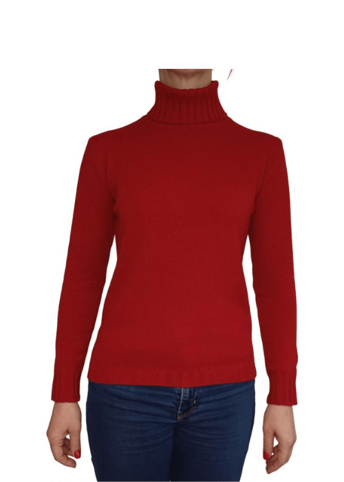 Maglia Donna Collo Alto Cashmere Rigenerato - StepByStep