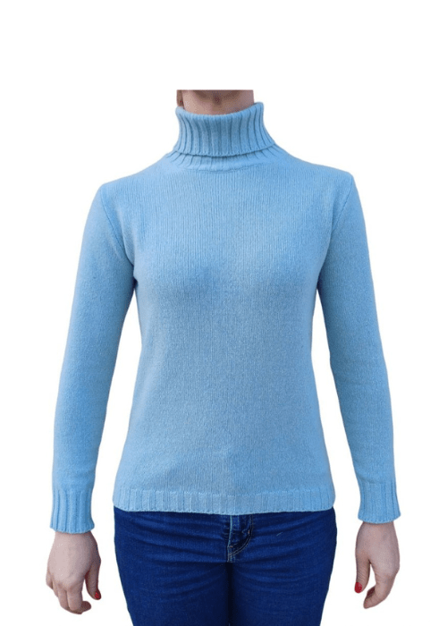 Maglia Donna Collo Alto Cashmere Rigenerato - StepByStep