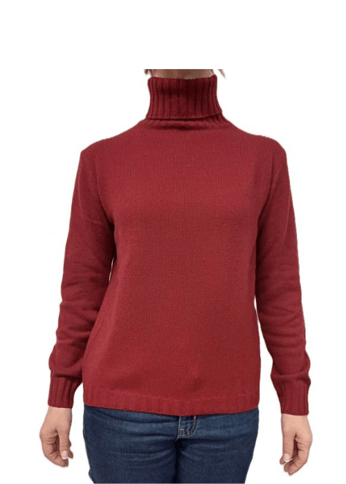 Maglia Donna Collo Alto Cashmere Rigenerato - StepByStep
