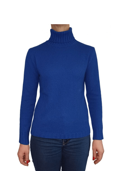 Maglia Donna Collo Alto Cashmere Rigenerato - StepByStep