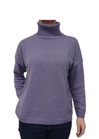 Maglia Donna Over Collo Alto Cashmere Rigenerato - StepByStep