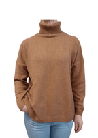 Maglia Donna Over Collo Alto Cashmere Rigenerato - StepByStep