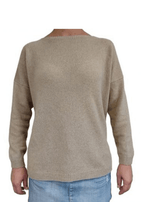 Maglia Donna Over Scollo Barca Cashmere Rigenerato - StepByStep