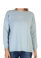 Maglia Donna Over Scollo Barca Cashmere Rigenerato - StepByStep