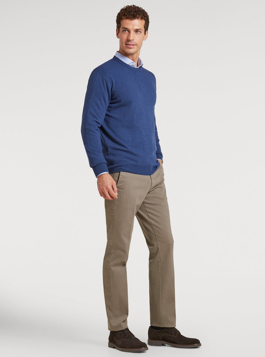 Maglia girocollo in lana cashmere - StepByStep