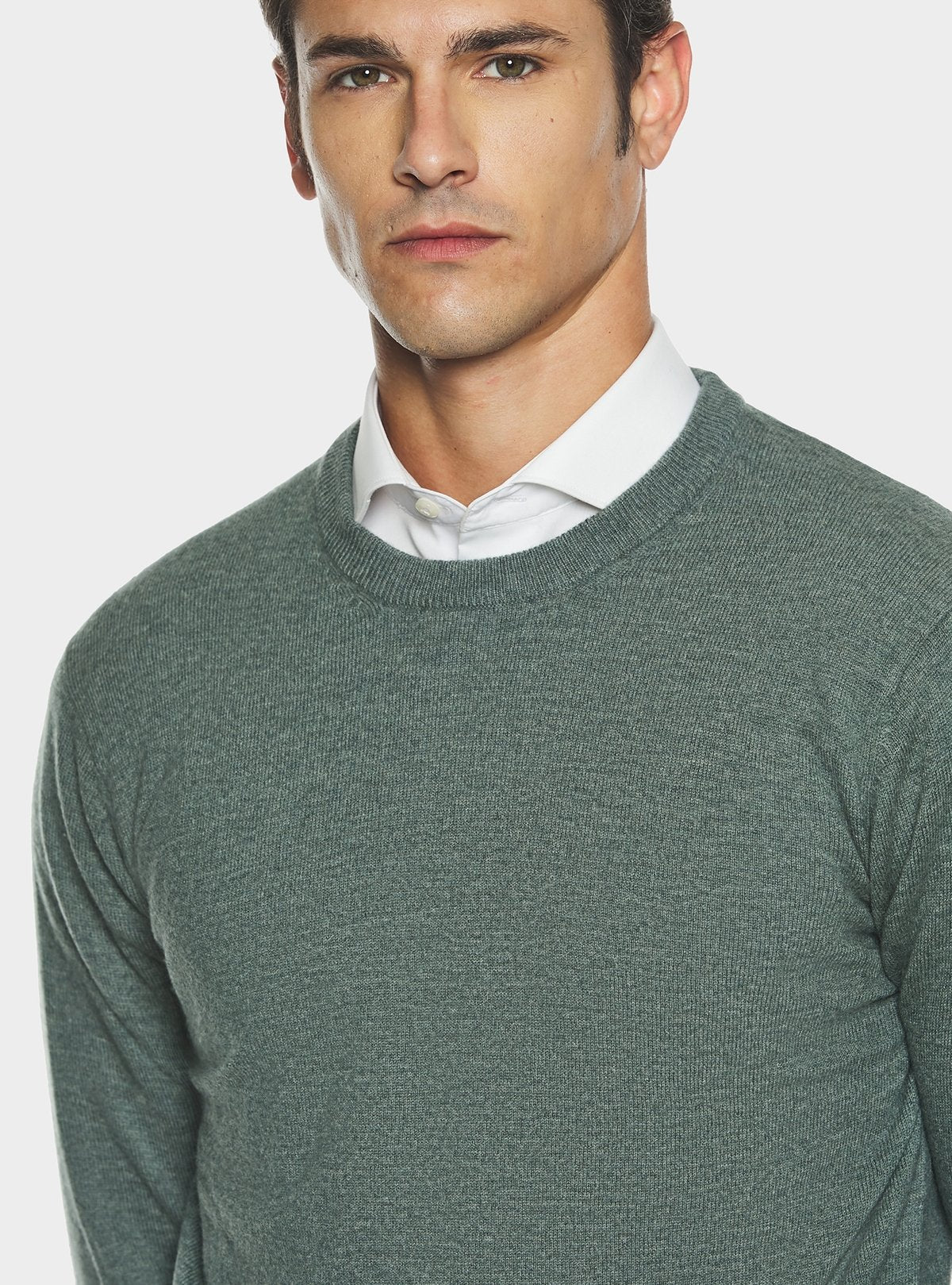 Maglia girocollo in lana cashmere - StepByStep